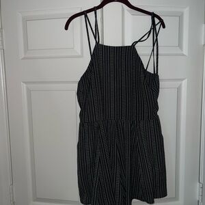 Love Riche Black and White Patterned Dress